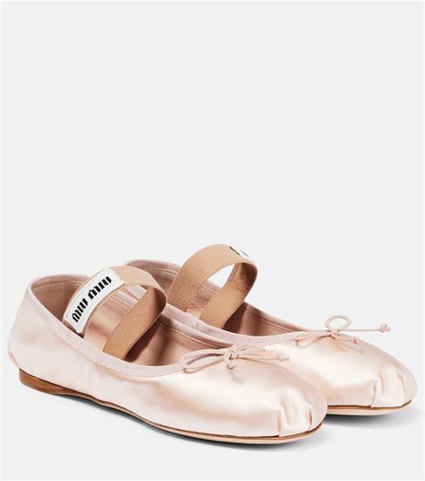 pink miu miu ballet flats|women's flats sandals uk.